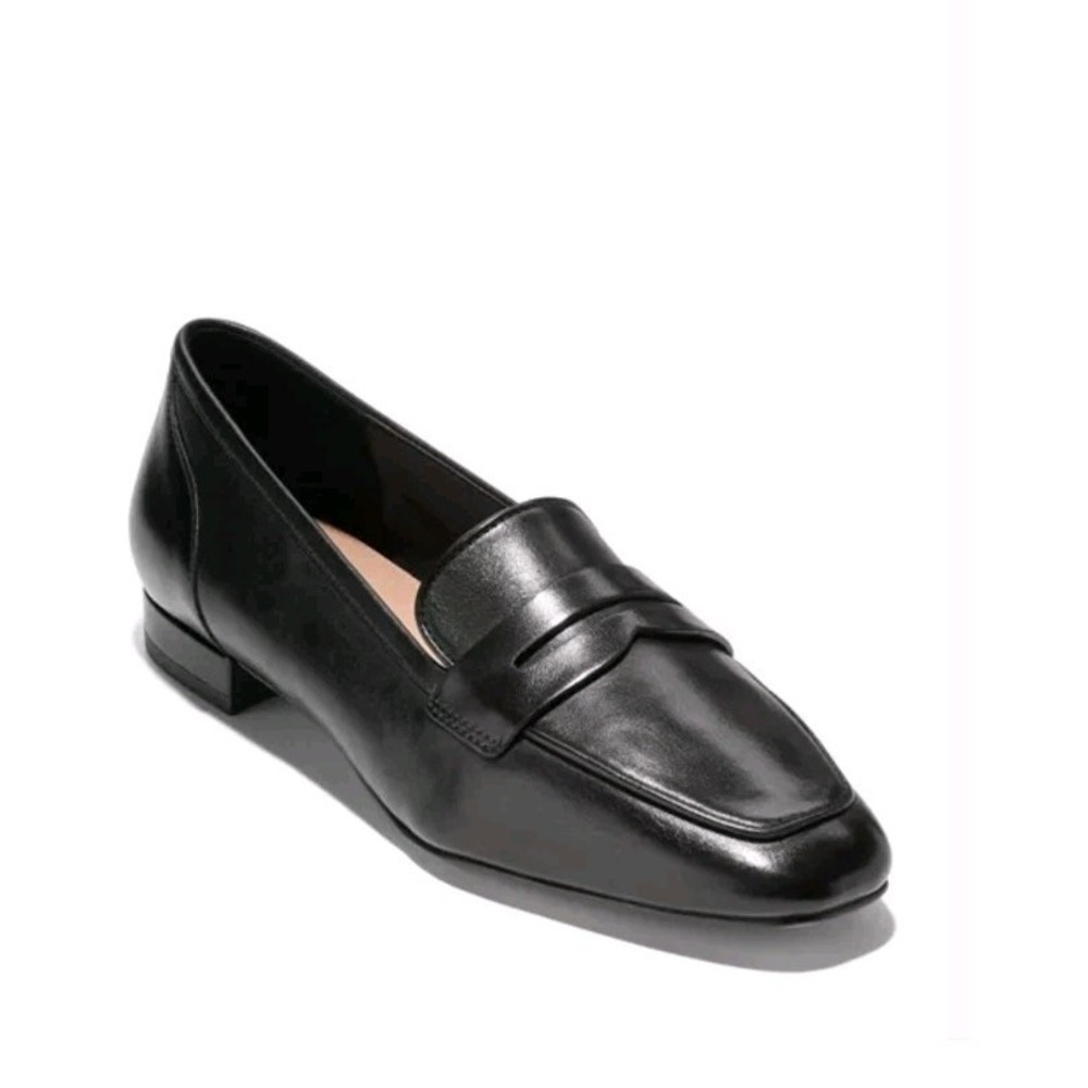Cole Haan Wms Tarese Soft Loafers Slip On Black Leather Sz 9.5B NEW! $150 W32637